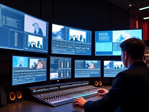 Area regia e controllo dello studio